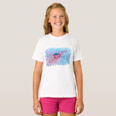 Hydratisierter Flamingo T-Shirt (Vorne ganz)