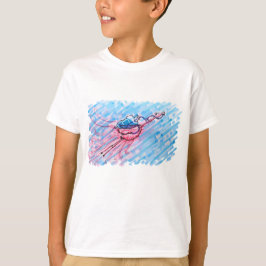 Hydratisierter Flamingo T-Shirt