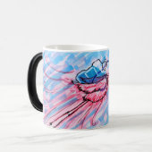 Hydratisierter Flamingo Verwandlungstasse (Vorderseite Links)