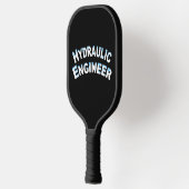 Hydraulik-Ingenieur Wassertröpfchen Pickleball Schläger (Links)