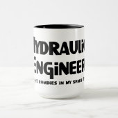 Hydraulik-Ingenieur Zombie Fighter Tasse (Zentrum)
