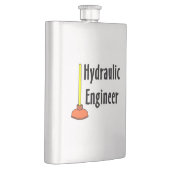 Hydraulik-Ingenieurtoilette Flachmann (Rechts)