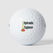 Hydraulik-Ingenieurtoilette Golfball (Vorderseite)
