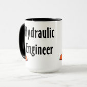 Hydraulik-Ingenieurtoilette Tasse (Vorderseite Links)