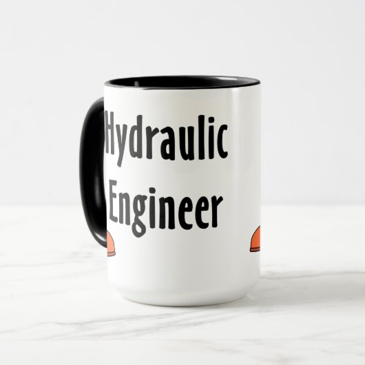 Hydraulik-Ingenieurtoilette Tasse (Vorderseite Links)