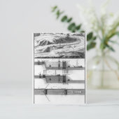 Hydraulisch, Kanal und Schleusen Postkarte (Stehend Vorderseite)