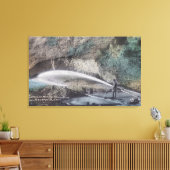 Hydraulische BergbauszenePlacerville, CA Leinwanddruck (Insitu (Wohnzimmer))