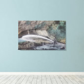 Hydraulische BergbauszenePlacerville, CA Leinwanddruck (Insitu (Holzboden))