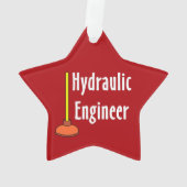 Hydraulische Toilettenspülung Ornament (Rückseite)