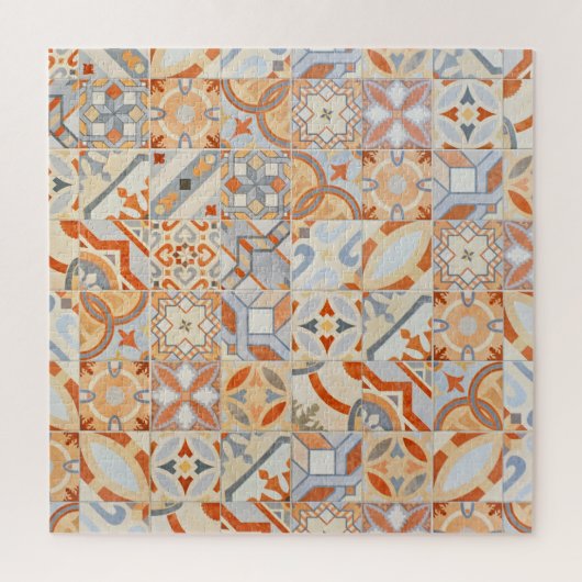 Hydraulische Zementfliesen: Mosaik-Trend. Puzzle (Vertikal)