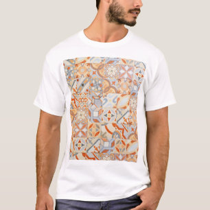 Hydraulische Zementfliesen: Mosaik-Trend. T-Shirt
