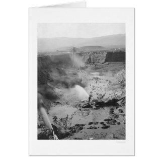 Hydraulischer Goldbergbau Alaska 1912