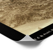 Hydraulischer Goldbergbau in Rockerville SD 1889 Poster (Ecke)