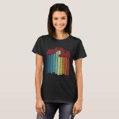 Hydraulischer Rücklader-Baggerbagger Op T-Shirt (Vorne ganz)