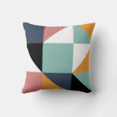 Hydraulisches Mosaikmuster Kissen (Rückseite)