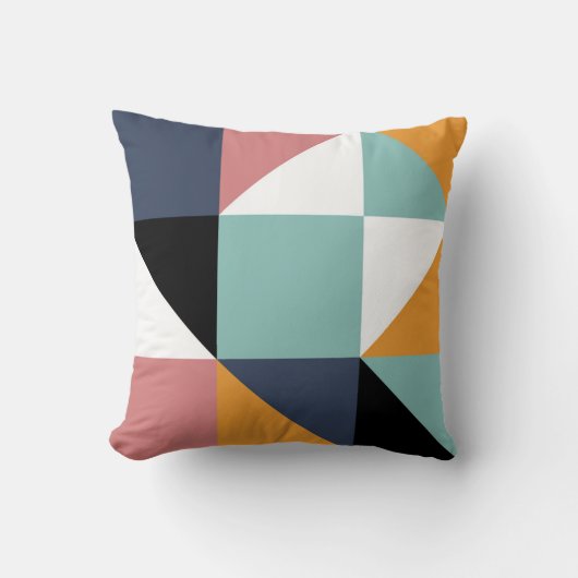 Hydraulisches Mosaikmuster Kissen (Vorderseite)