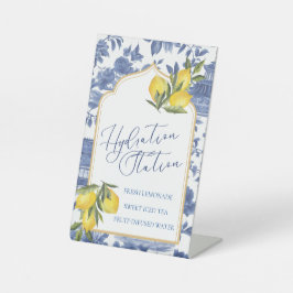 Hydrierstation - Lemon Chic-tique Chinoiserie Sockelschild