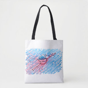 Hydrierter Flamingo Tasche