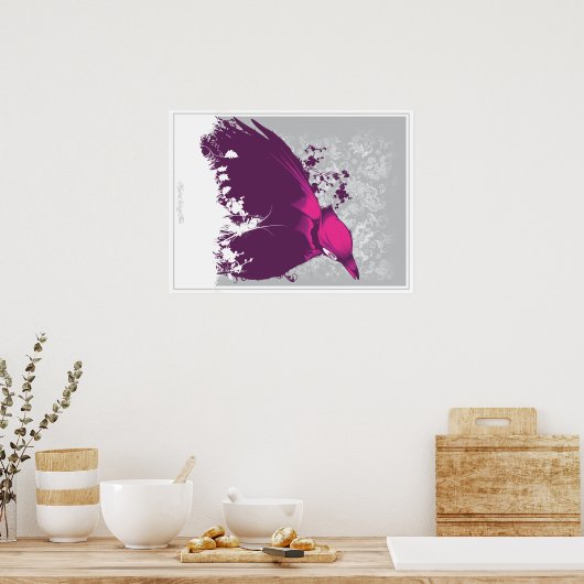 Hydro74 Bird Poster (Küche)