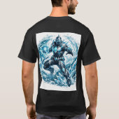 Hydro-Frost Superhero T-Shirt: Ice & Water Edition T-Shirt (Rückseite)