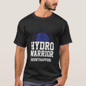 Hydro-Krieger-Shunt passiert Hydrocephalus-blaue R T-Shirt (Vorderseite)