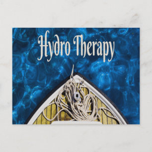 Hydro-Therapie-Boot Ozean-Segeln Postkarte