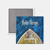 Hydro Therapy Boat Ocean Sailing Magnet (Vorderseite/Rückseite)