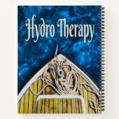 Hydro Therapy Boat Ocean Sailing Notizblock (Rückseite)