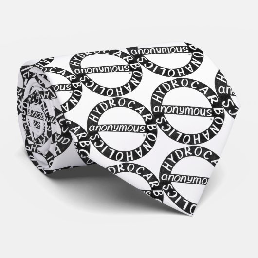 Hydrocarbonaholics anonyme Hals-Krawatte Krawatte (Gerollt)