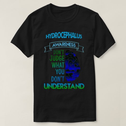 Hydrocephalus Awareness Design T-Shirt (Design vorne)