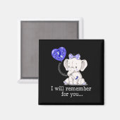 Hydrocephalus Awareness Elephant 1 Magnet (Vorderseite/Rückseite)