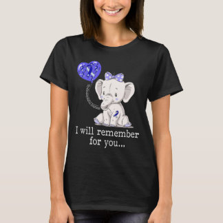 Hydrocephalus Awareness Elephant 1 T-Shirt