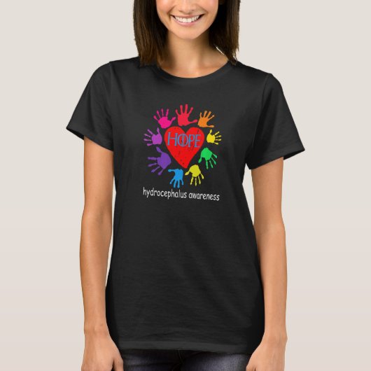 hydrocephalus Awareness, funny design hope hydroce T-Shirt (Vorderseite)