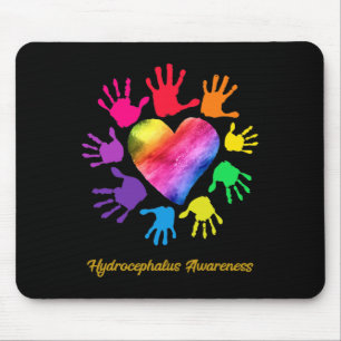Hydrocephalus Awareness Hands Hydrocephalus Gift Mousepad