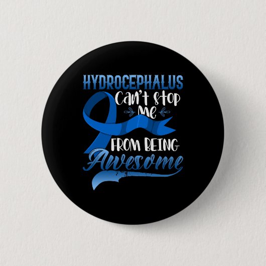 Hydrocephalus Awareness Hydrocephalus Warrior Gif Button (Vorderseite)
