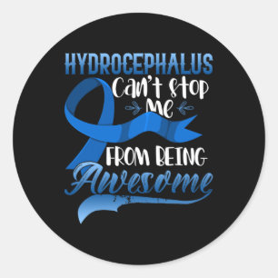 Hydrocephalus Awareness Hydrocephalus Warrior Gif Runder Aufkleber