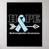 - Hydrocephalus Awareness Light Blue Ribbon Poster (Vorne)