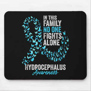 Hydrocephalus Awareness Month Butterfells Light Bl Mousepad