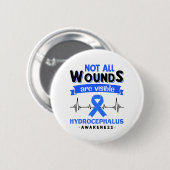 Hydrocephalus Awareness Month Ribbon Geschenke Button (Vorne & Hinten)