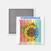Hydrocephalus Awareness Month Ribbon Geschenke Magnet (Vorderseite/Rückseite)