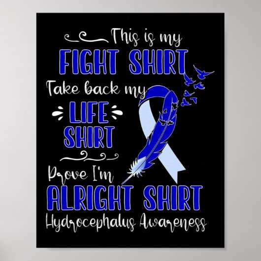 Hydrocephalus Awareness My Fight Poster (Vorne)