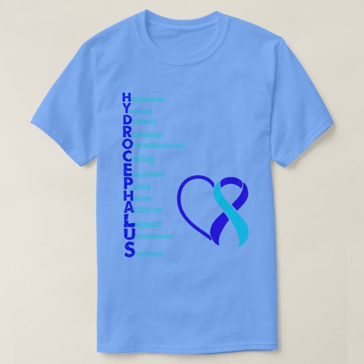 Hydrocephalus Awareness relatable design T-Shirt (Design vorne)
