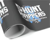 Hydrocephalus Awareness Shunt Happens Hydro Warrio Geschenkpapier (Rolleneckpunkt)