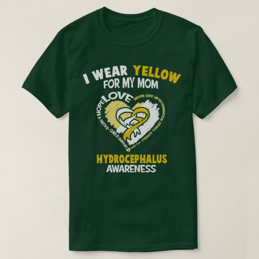Hydrocephalus-Bewusstsein, das ich für meine Mama  T-Shirt (Design vorne)