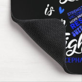 Hydrocephalus-Bewusstsein Ihr Kampf ist unser Kamp Mousepad (Ecke)