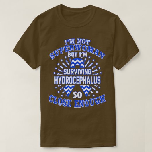 Hydrocephalus-Bewusstsein ist nicht die Superfrau, T-Shirt (Design vorne)