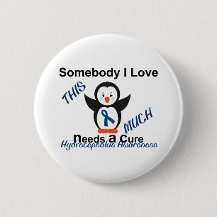 Hydrocephalus-Bewusstsein jemand i-Liebe Button