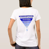 Hydrocephalus-Bewusstseins-Angelegenheits-T - T-Shirt (Rückseite)