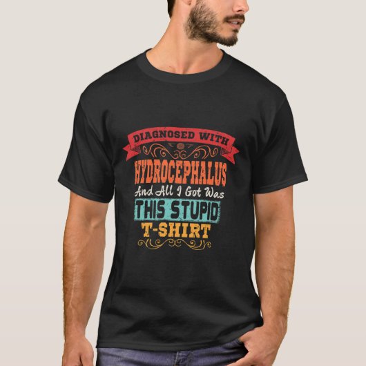 Hydrocephalus Fun Awareness Gift T-Shirt (Vorderseite)