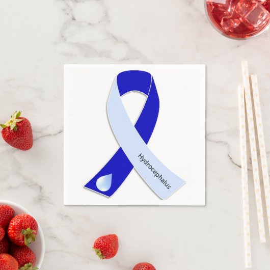 Hydrocephalus Ribbon Napkins Serviette (Beispiel)